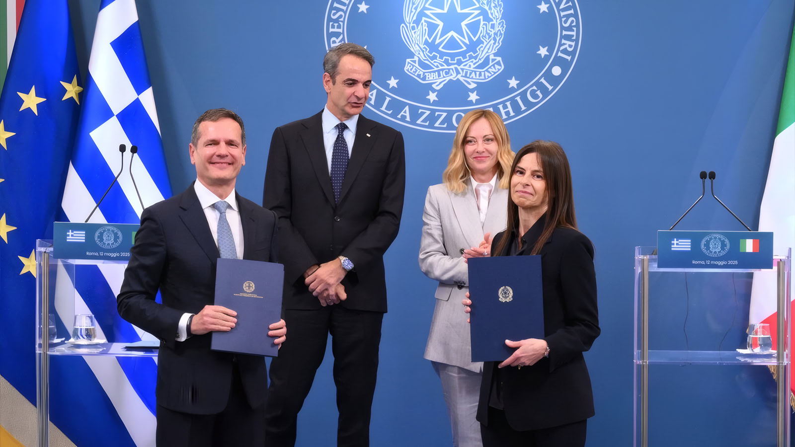 Υπογραφή μνημονίου για το έργο GRITA 2 Ελλάδας–Ιταλίας