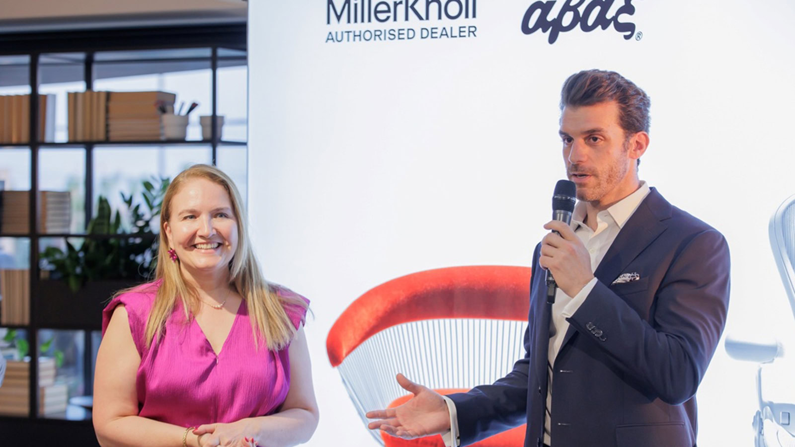 Εγκαίνια showroom MillerKnoll στον Άλιμο από την Άβαξ
