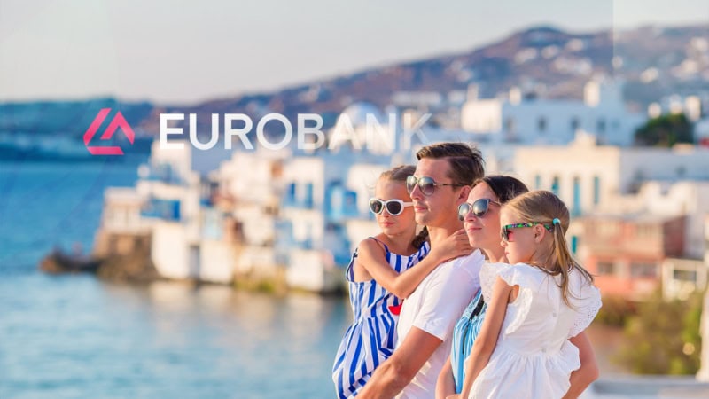 Eurobank - Τουρίστες σε ελληνικό νησί κατά τη διάρκεια του καλοκαιριού